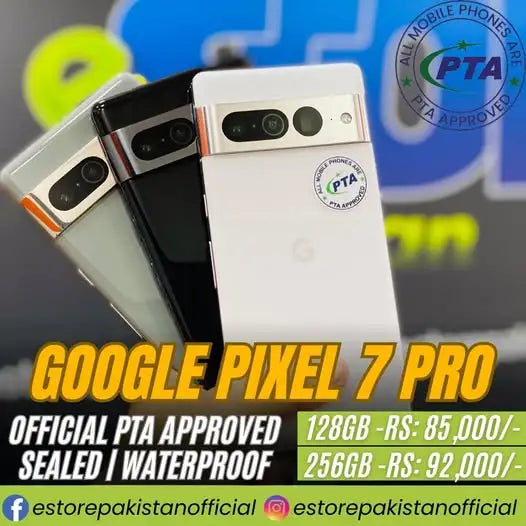 Google Pixel 7 Pro PTA Approved